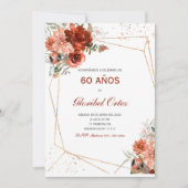 Invitation Invitación de 60 Años Mujer (Devant)