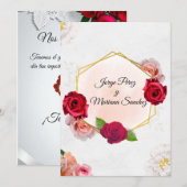 Invitation Invitacion de boda (Devant / Derrière)