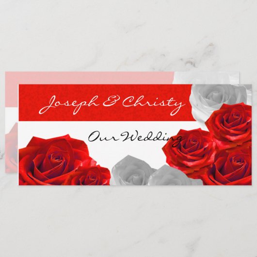 Invitation Invitación de Boda (Devant / Derrière)