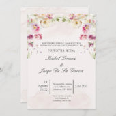 Invitation Invitacion de boda (Devant / Derrière)