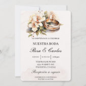 Invitation Invitacion de boda con anillo (Devant)