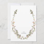 Invitation Invitacion de boda con ramo de flor (Dos)