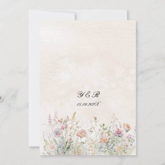 Invitation Invitacion de boda de flor (Dos)