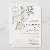 Invitation Invitación de boda de oro (Devant)