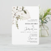 Invitation Invitación de boda de oro (Debout devant)