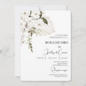 Invitation Invitación de boda de oro (Devant)