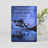 Invitation Invitacion de Boda Noche Estrellada en la Montaña (Debout devant)