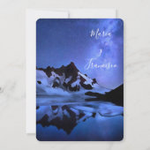 Invitation Invitacion de Boda Noche Estrellada en la Montaña (Dos)