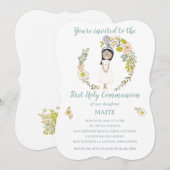 Invitation Invitación de Comunión MAITE (Devant / Derrière)