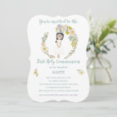 Invitation Invitación de Comunión MAITE (Debout devant)