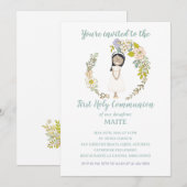 Invitation Invitación de Comunión MAITE (Devant / Derrière)