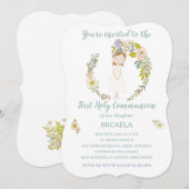 Invitation Invitación de Comunión MICAELA (Devant / Derrière)