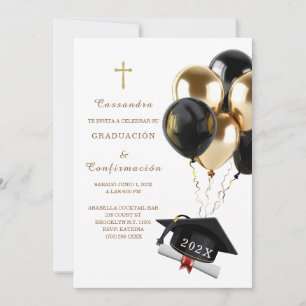 Invitation Invitación de Graduación y Confirmación