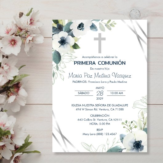 Invitation Invitacion de la communauté de Primera Première co