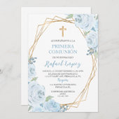 Invitation Invitacion de primera comunión. (Devant / Derrière)