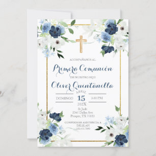 Invitation Invitación de primera comunión para niño