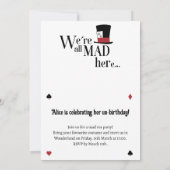 Invitation Invitación editable Wonderland (Dos)