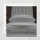 Invitation Invitación - Fiesta de Cumpleaños (Devant / Derrière)