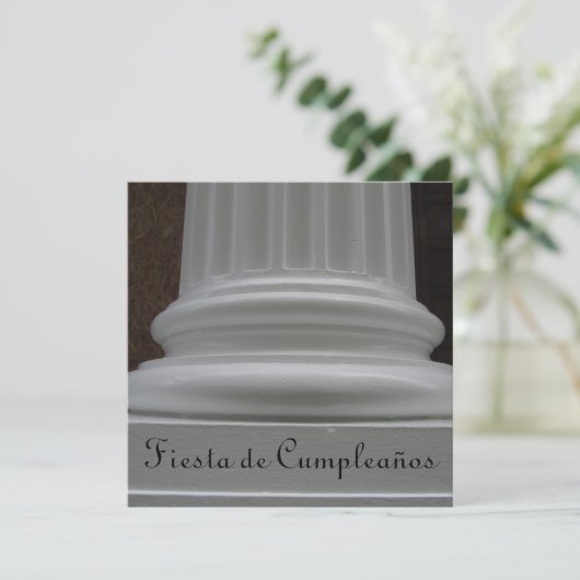 Invitation Invitación - Fiesta de Cumpleaños (Debout devant)