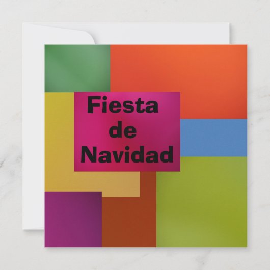 Invitation Invitación - Fiesta de Navidad (Devant)