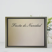 Invitation Invitación - Fiesta de Navidad (Debout devant)