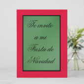 Invitation Invitación - Fiesta de Navidad - Les couleurs du M (Debout devant)