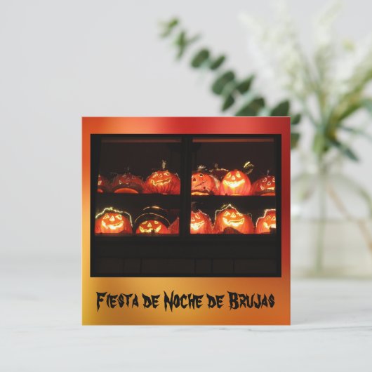 Invitation Invitación - Fiesta de Noche de Brujas (Debout devant)