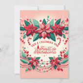 Invitation Invitación Fiesta Mexicana de Nochebuena (Devant)