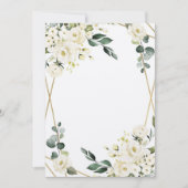 Invitation Invitacion Flores Blancas para boda (Devant)