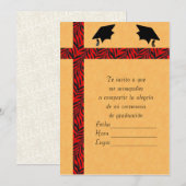 Invitation Invitacion Graduacion 1 (Devant / Derrière)