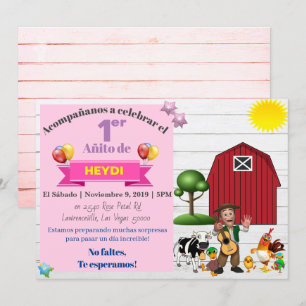 INVITATION INVITACION INFANTILE DE REINO ESPAGNOL