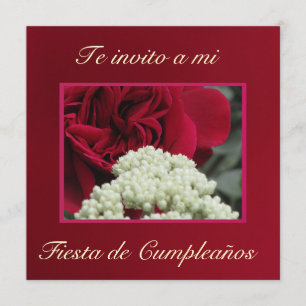 Invitation Invitación - L'invito a mi Fiesta de Cumpleaños