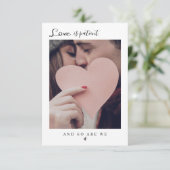 Invitation Invitación Minimalista moderna emitida (Debout devant)