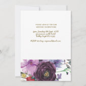 Invitation Invitacion Nuestra Boda - PHOTO Mariage Purple (Dos)