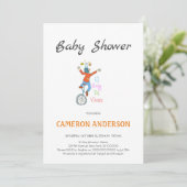 Invitation Invitación Pallasso en monocicle. L'alegria de viu (Debout devant)