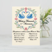 Invitation Invitacion para aniversario o cumpleaños (Debout devant)