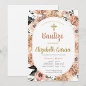 Invitation Invitación para bautismo (Devant / Derrière)