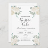 Invitation Invitación para Boda español (Devant / Derrière)