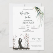 Invitation Invitación para Boda español (Devant)