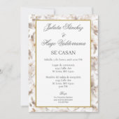 Invitation Invitación para boda ramo de flores (Devant)