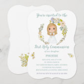 Invitation Invitación PHOEBE Primera Comunión (Devant / Derrière)