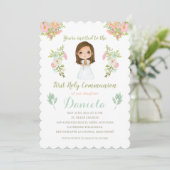 Invitation Invitación Primera Comunión DANIELA (Debout devant)