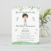 Invitation Invitación Primera Comunión HUGO (Debout devant)