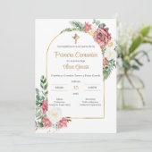 Invitation Invitación Primera Comunión Niña (Debout devant)