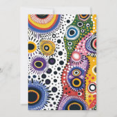 Invitation Invitación Psicodélica Retro. Invitación a fiesta (Devant)