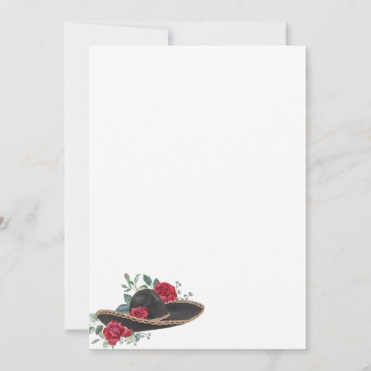 Invitation Invitación QUINCEANERA Mariachi Charra Rustique Ch (Dos)