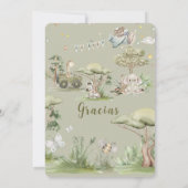 Invitation Invitación Safari Animal Boho Baby shower (Dos)