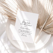 Invitation Invitación Sencilla de Despedida de Soltera