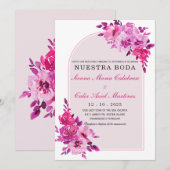 Invitation Invitaciones De Boda en Español Elegantes (Devant / Derrière)