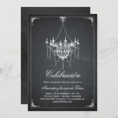 Invitation Invitaciones de la fiesta de araña rústica (Devant / Derrière)